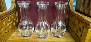 Holy Oil Bottles, large glass