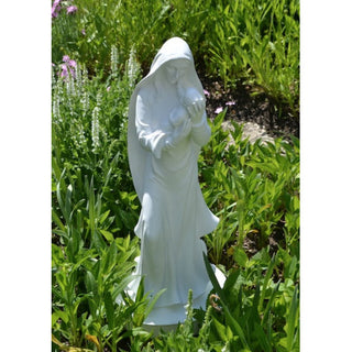 Statue, Blessed Mother with Jesus, garden statue