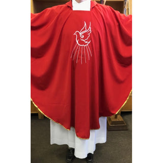 Chasuble Dove & Rays Embroidered Vestment