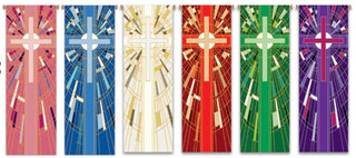 Church Banners in Liturgical colors