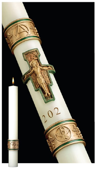 Cross of St. Francis Paschal Candle