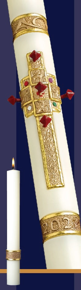 Evangelium Paschal Candle