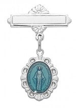 Miraculous Medal  Baby Pin