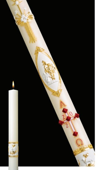 Ornamented Paschal Candle