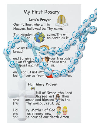 Child's Blue Cross Rosary