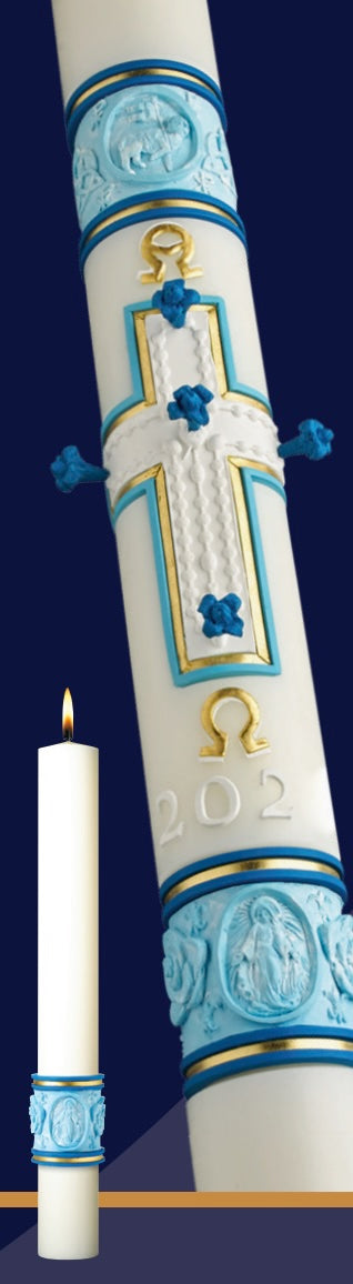 Most Holy Rosary Paschal Candle