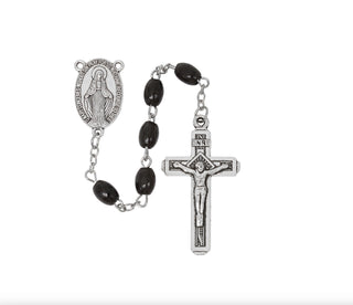 Black Wood Rosary