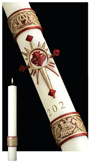 Sacred Heart Paschal Candle