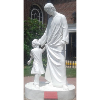 Statue, WALK WITH ME, Life Size, Outdoor or Indoor