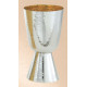 Chalice, Hammered Silver Communion Cup