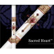 Paschal, Easter Candle, Sacred Heart, Size 8sp