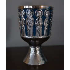 Chalice, Blue & Sterling Silver