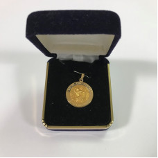 Saint Christopher Round Gold Medal
