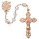 Rosary, Crystal/Rose Gold
