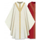 Vestment, Chasuble Embroidered Cross, Plain neck  #70105. 